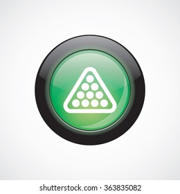 billiards icon, on white background