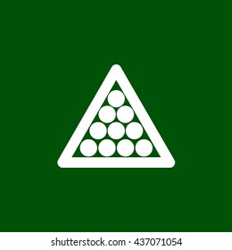 billiards icon. billiards sign