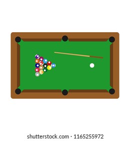 Billiards, icon. Vector illustration