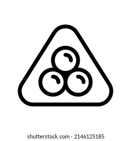 Billiards Icon Vector Symbol Design Illustration