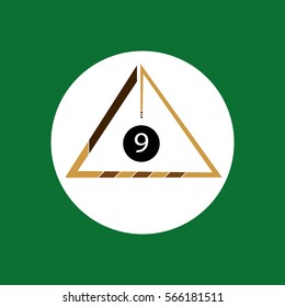 billiards. pyramid. game.