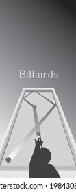 billiards shot play banner vector_3