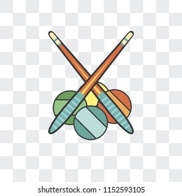 Billiards vector icon isolated on transparent background, Billiards logo concept