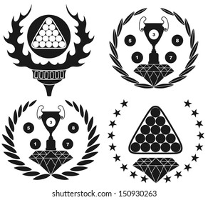 Billiards. Vector Illustration