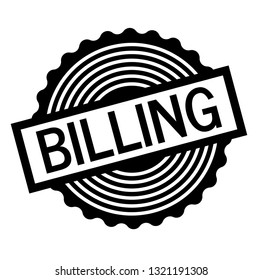 Billing black stamp