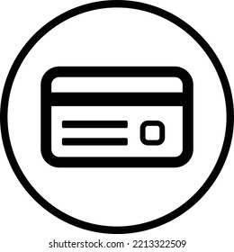 Billing card credit vector icon