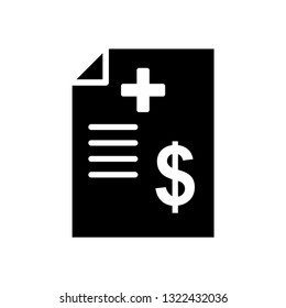 billing - document icon vector