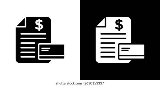Billing icon concept, vector illustration