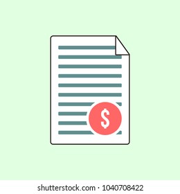 Billing Payment Banking And Finance Icon