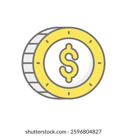 Billing Support icon vector stock illustration