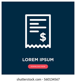 Billing vector icon