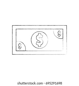 bills dollar isolated icon