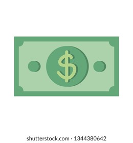 bills dollars isolated icon