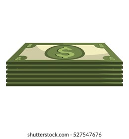 bills dollars isolated icon