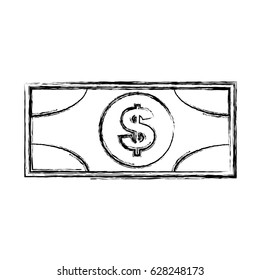 bills dollars isolated icon