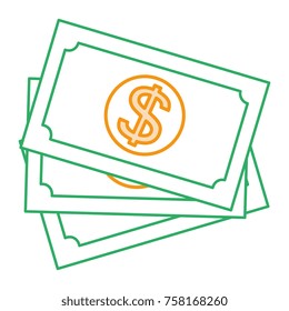 bills dollars money icon