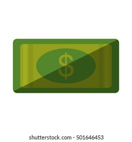 bills dollars money isolated icon vector illustration design