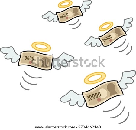 The bills flying through the sky