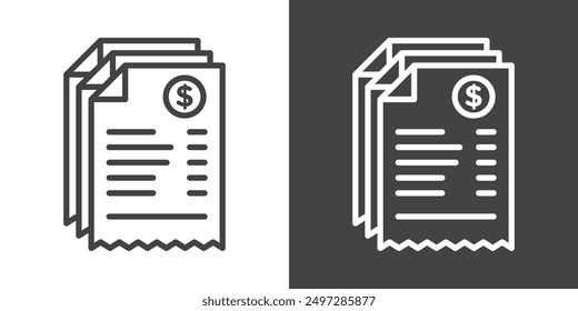 bills icon vector logo set collection for web app ui