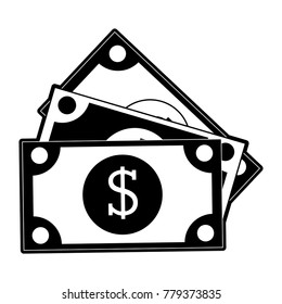 Bills money isolated