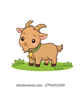 Billy goat. goat. buck vector illustration