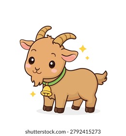 Billy goat. goat. buck vector illustration