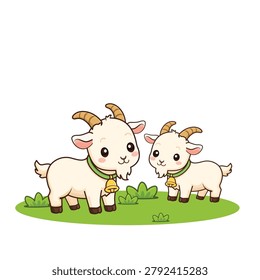 Billy goat. goat. buck vector illustration