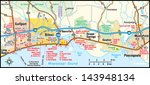 Biloxi, Mississippi area map