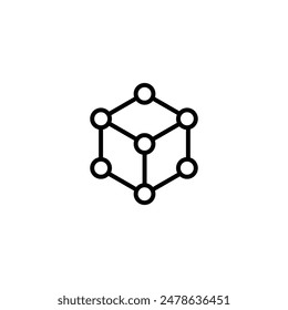 BIM Architecture Icon Ideal für Gebäudeinformationsmodellierung und Konstruktion