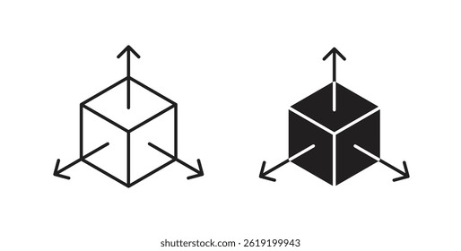 Bim icons set in black colors on white background