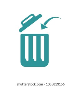 bin bucket graphic design template