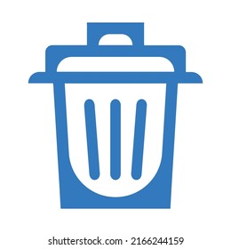 Bin can or trashcan icon