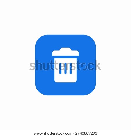 bin dispose icon sign vector