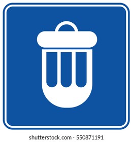 Bin icon design,clean vector
