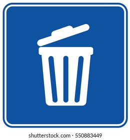 Bin icon design,clean vector