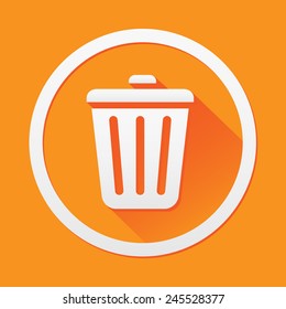 Bin icon great for any use. Vector EPS10.