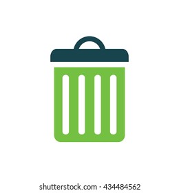 bin icon  green