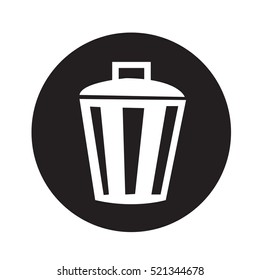 Bin icon illustration design