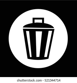 Bin icon illustration design