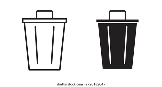 Ícone de compartimento no design da linha. Vetor de ícone simples