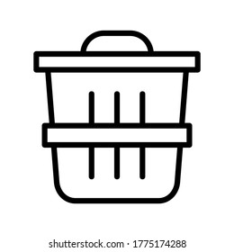 Icono de bandeja o logotipo símbolo de signo aislado ilustración vectorial - iconos vectoriales de estilo negro de alta calidad
