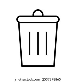 Bin icon logo set vector