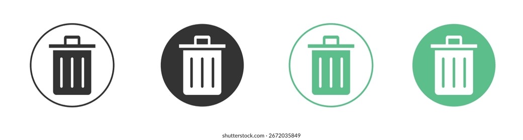 Conjunto de iconos de Vector de línea plana mínima.