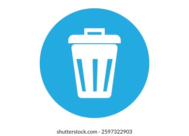 Bin icon set. Trash bin icon symbol of delete vector illustration