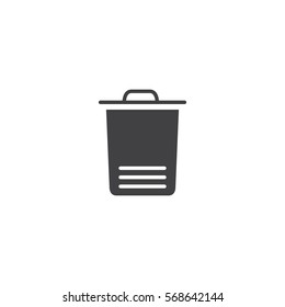 bin icon. sign design