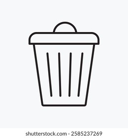 Bin icon. simple vector icon