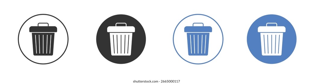 Bin icon symbol. Quality design element.