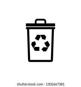 Bin icon. Trash . Trash symbol . Delete, sign design