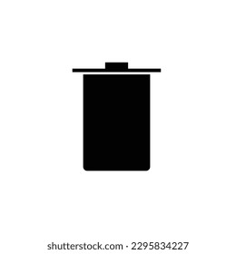 Bin Icon icon in trendy flat design