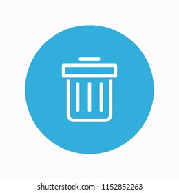 bin icon vector